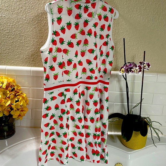 Callaway Golf Dress . Strawberry print . NEW without Tags - Picture 7 of 8